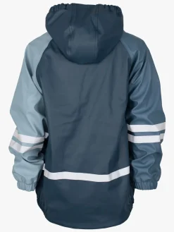 Børn Lindberg Fagerhult Foret Regnsæt, Iron Blue/Blue