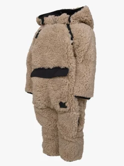 Børn Lindberg Kläppen Fleecedragt, Beige