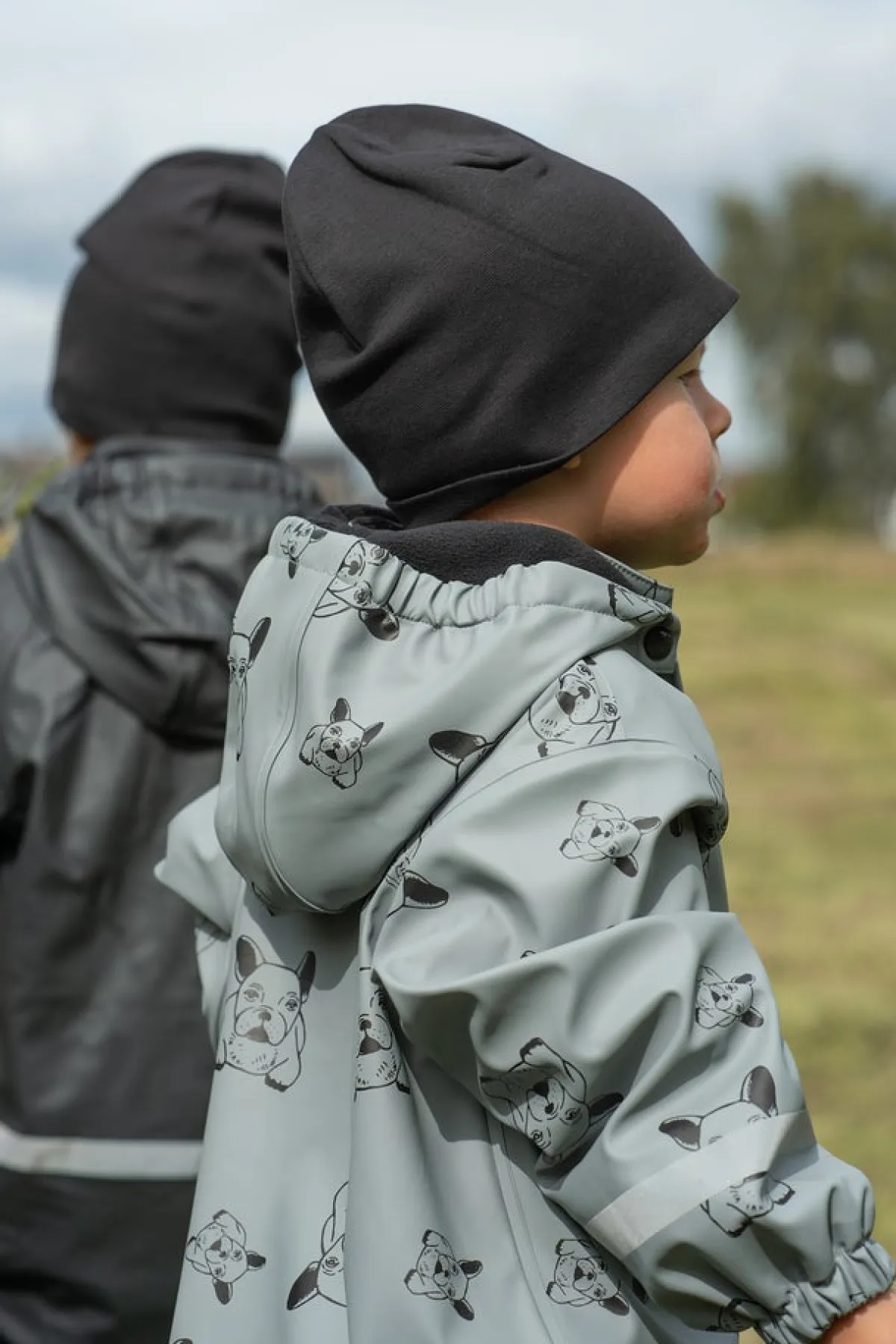 Regntøj|Lindberg Lekhyttan Foret Regndragt, Grey/Black
