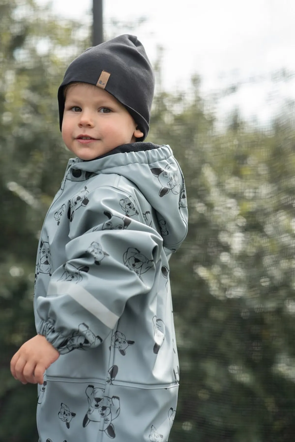 Regntøj|Lindberg Lekhyttan Foret Regndragt, Grey/Black