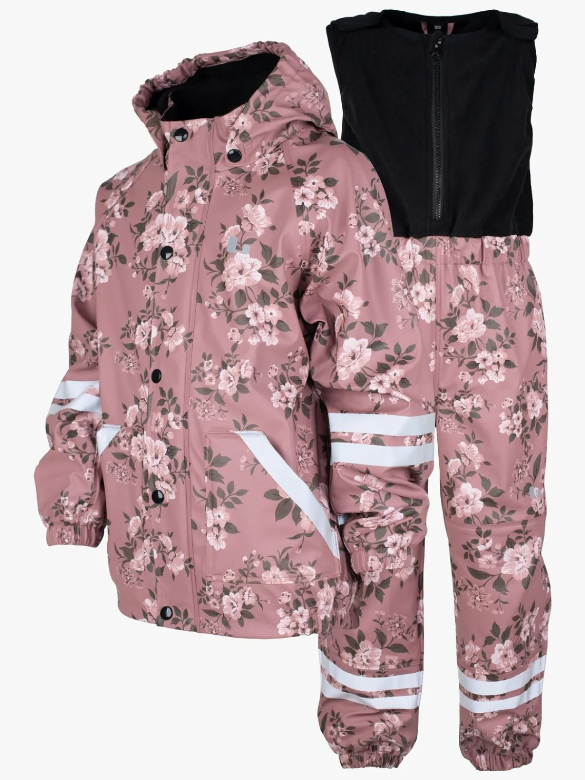 Regntøj|Lindberg Lekhyttan Foret Regnsæt, Rose/Brown