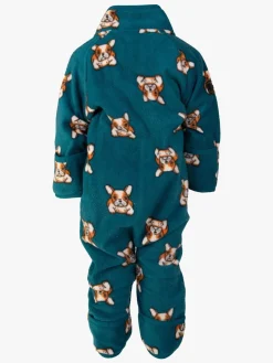 Børn Lindberg Luleå Fleecedragt, Dark Teal