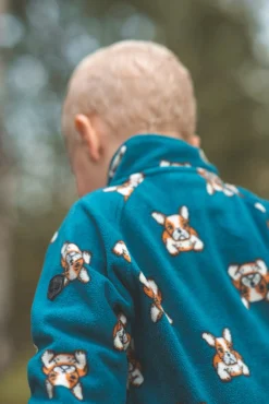 Børn Lindberg Luleå Fleecedragt, Dark Teal