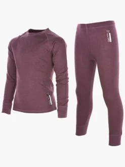 Børn Lindberg Undertøj-Merino Skiundertøj JR Merinomix, Dry Rose