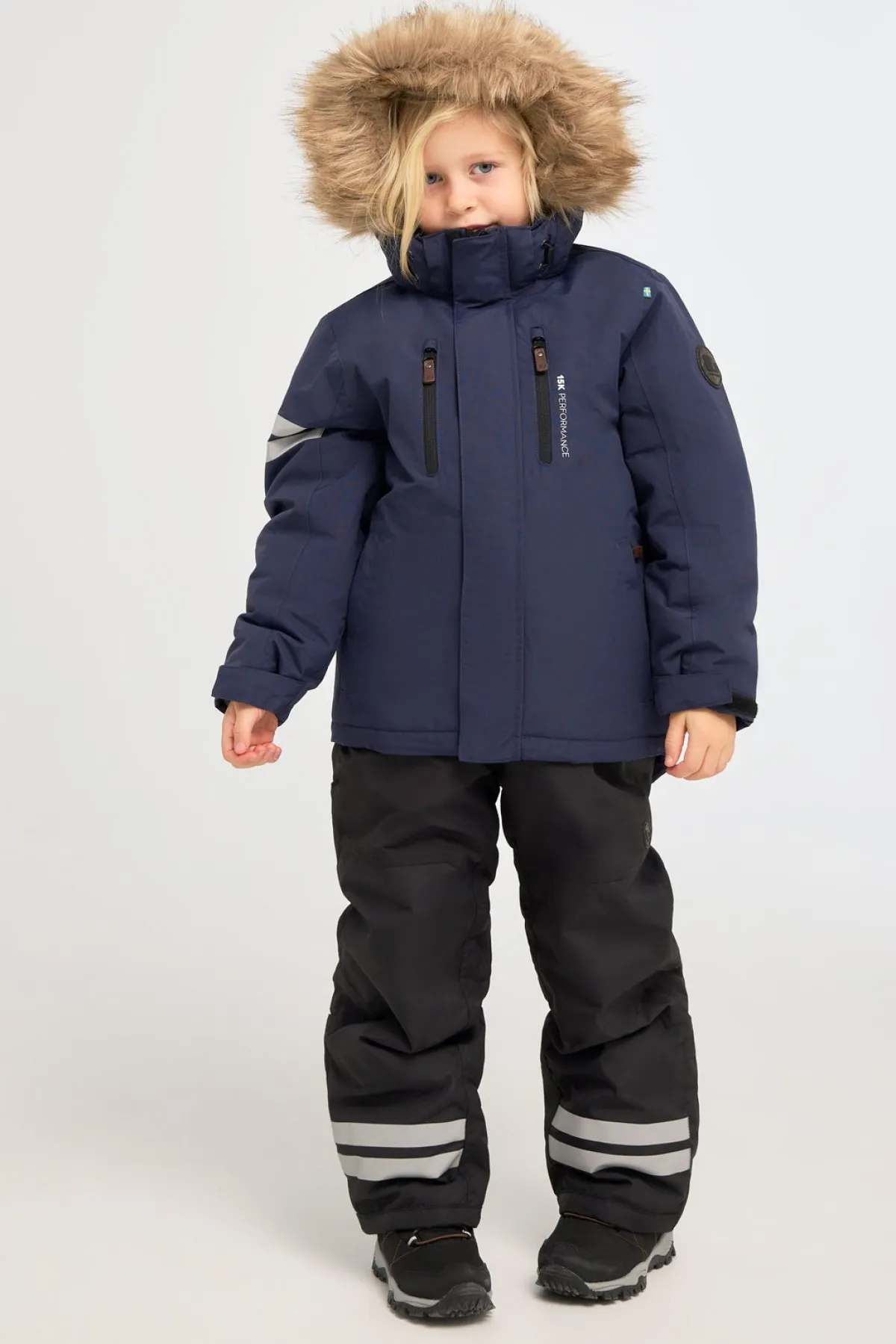 Børn Lindberg Polar Vinterjakke, Navy