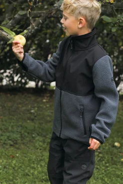 Børn Lindberg Ramund Fleecetrøje, Anthracite
