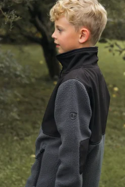 Børn Lindberg Ramund Fleecetrøje, Anthracite