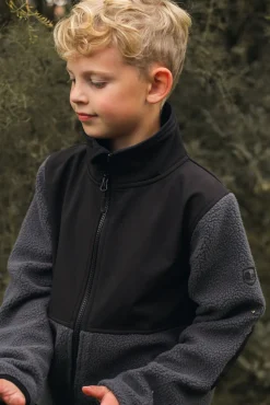 Børn Lindberg Ramund Fleecetrøje, Anthracite