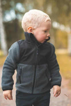Børn Lindberg Ramund Fleecetrøje, Anthracite