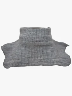 Børn Lindberg Rib Baby Halsedisse Merinould, Grey Melange