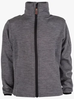 Børn Lindberg Rocco Merino Jakke Merinomix, Grey Melange