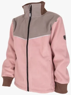 Børn Lindberg Stormy  Vindtæt Vindtæt Fleecetrøje, Grå/Blush