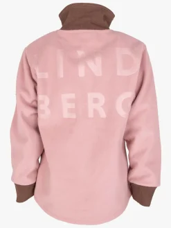 Børn Lindberg Stormy  Vindtæt Vindtæt Fleecetrøje, Grå/Blush