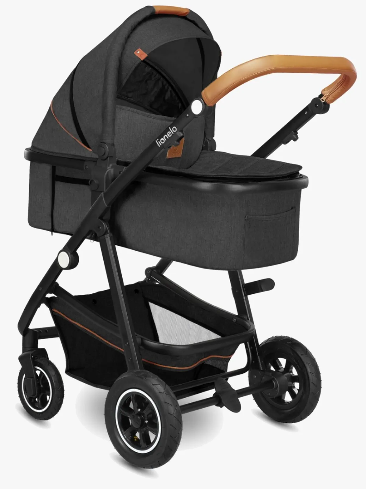 Lionelo Duo- & Kombivogne-Amber 3-in-1 Duovogn, Grey Graphite
