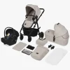 Duo- & Kombivogne|Lionelo Amber Plus 3-in-1 Kombivogn, Beige Sand