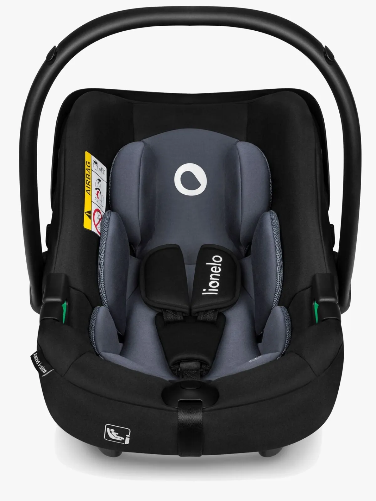 Autostole 0-13 Kg|Lionelo Astrid i-Size Autostol inkl. Base, Black/Grey