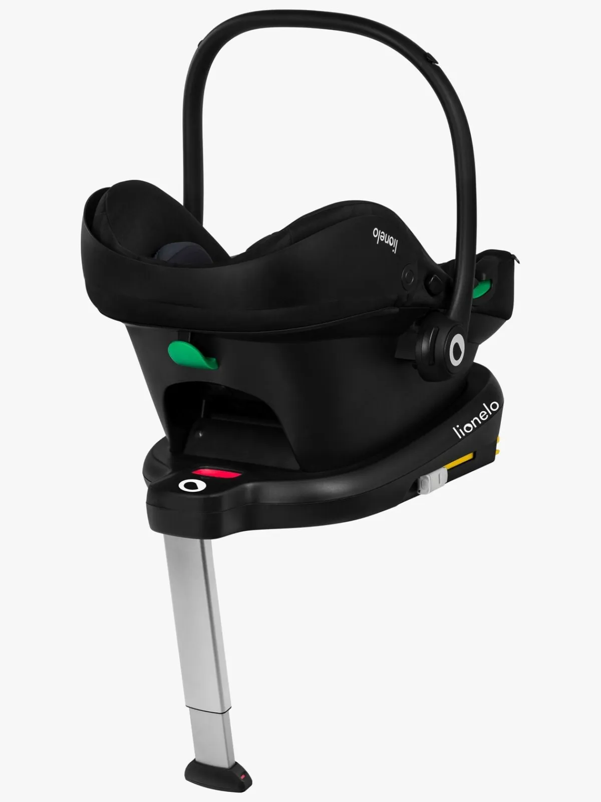 Autostole 0-13 Kg|Lionelo Astrid i-Size Autostol inkl. Base, Black/Grey
