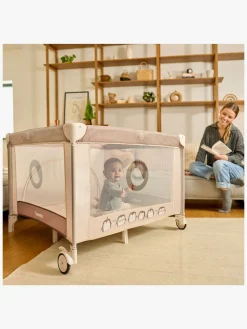 Lionelo Sikkerhed-BONNIE Kravlegård til Barn & Baby, Blue Navy