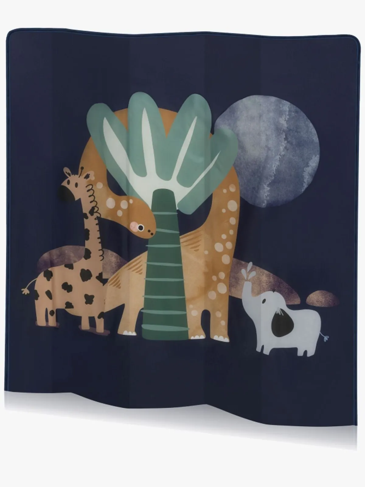 Lionelo Sikkerhed-BONNIE Kravlegård til Barn & Baby, Blue Navy