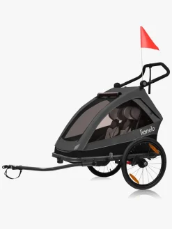 Lionelo Aktivitetsvogne-Cama Cykelanhænger, Grey Graphite
