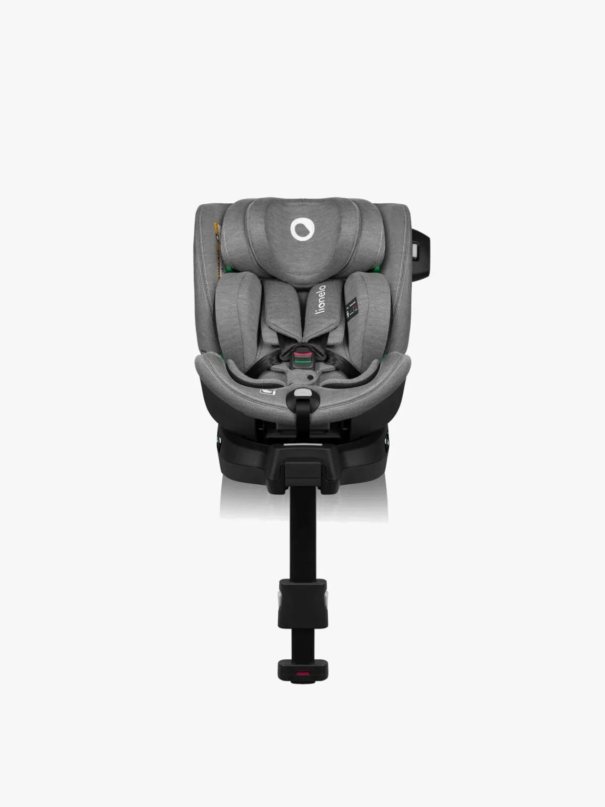 Autostole 9-36 Kg|Lionelo Harmony i-Size Autostol, Grey Concrete Bamboo Grå
