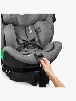 Autostole 9-36 Kg|Lionelo Harmony i-Size Autostol, Grey Concrete Bamboo Grå