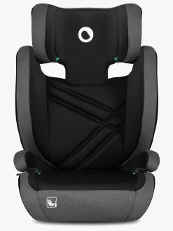 Autostole 15-36 Kg|Lionelo HUGO i-Size Autostol, Black Grey Grå/Sort