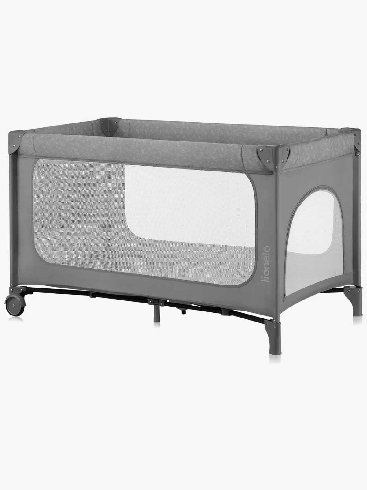 Børn Lionelo Børnesenge & Tilbehør-JASMIN EASY FOLD Weekendseng, Grey Stone