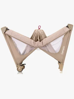 Børn Lionelo Børnesenge & Tilbehør-JASMIN EASY FOLD Weekendseng, Sand