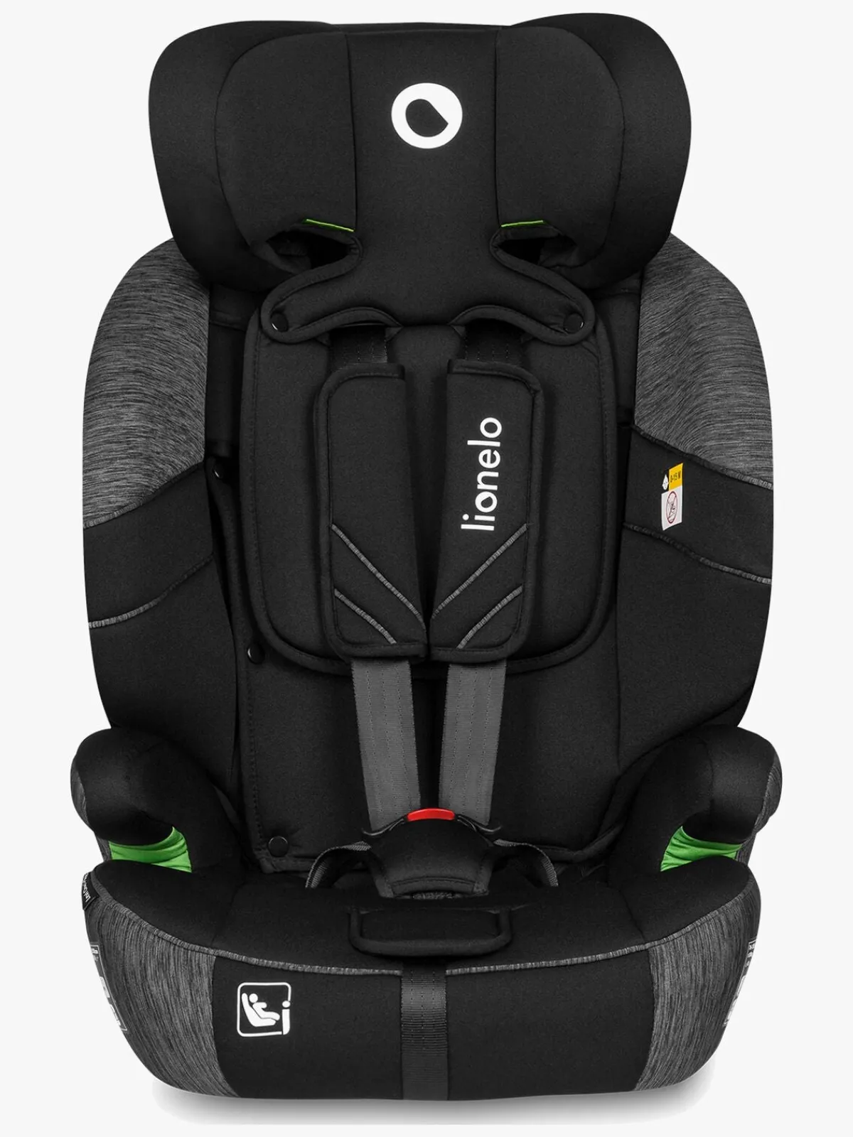 Lionelo Autostole 9-36 Kg-LEVI ONE i-Size Autostol, Black Grey