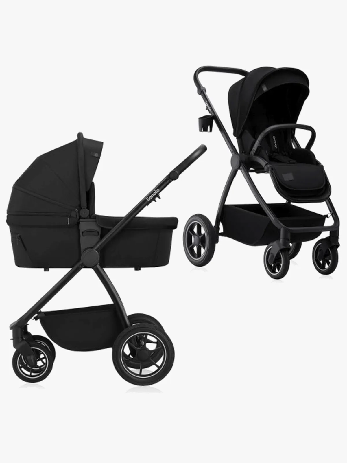 Duo- & Kombivogne|Lionelo Meril 2-in-1 Duovogn, Black Onyx
