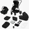 Lionelo Duo- & Kombivogne-Meril 3-in-1 Kombivogn, Black Onyx