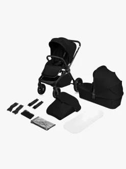 Lionelo Duo- & Kombivogne-MIKA Plus 2-in-1 Duovogn, Black Onyx