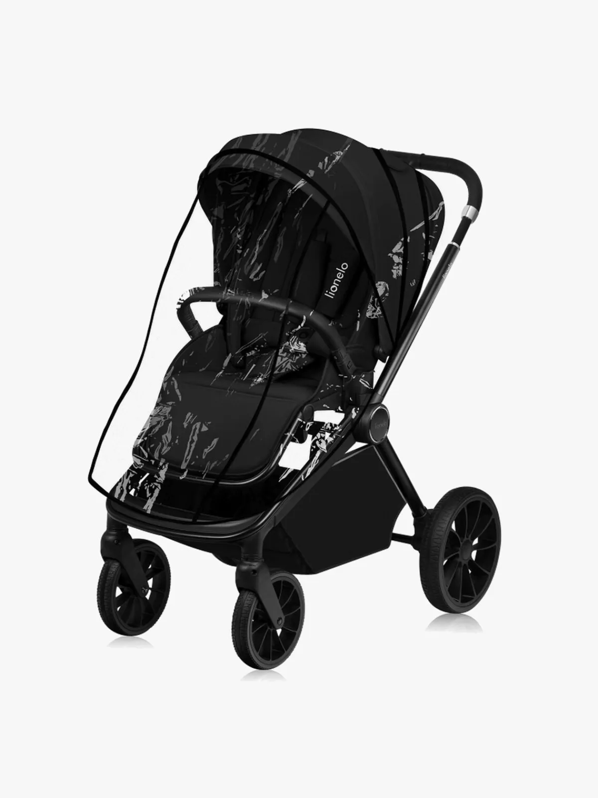 Lionelo Duo- & Kombivogne-MIKA Plus 2-in-1 Duovogn, Black Onyx