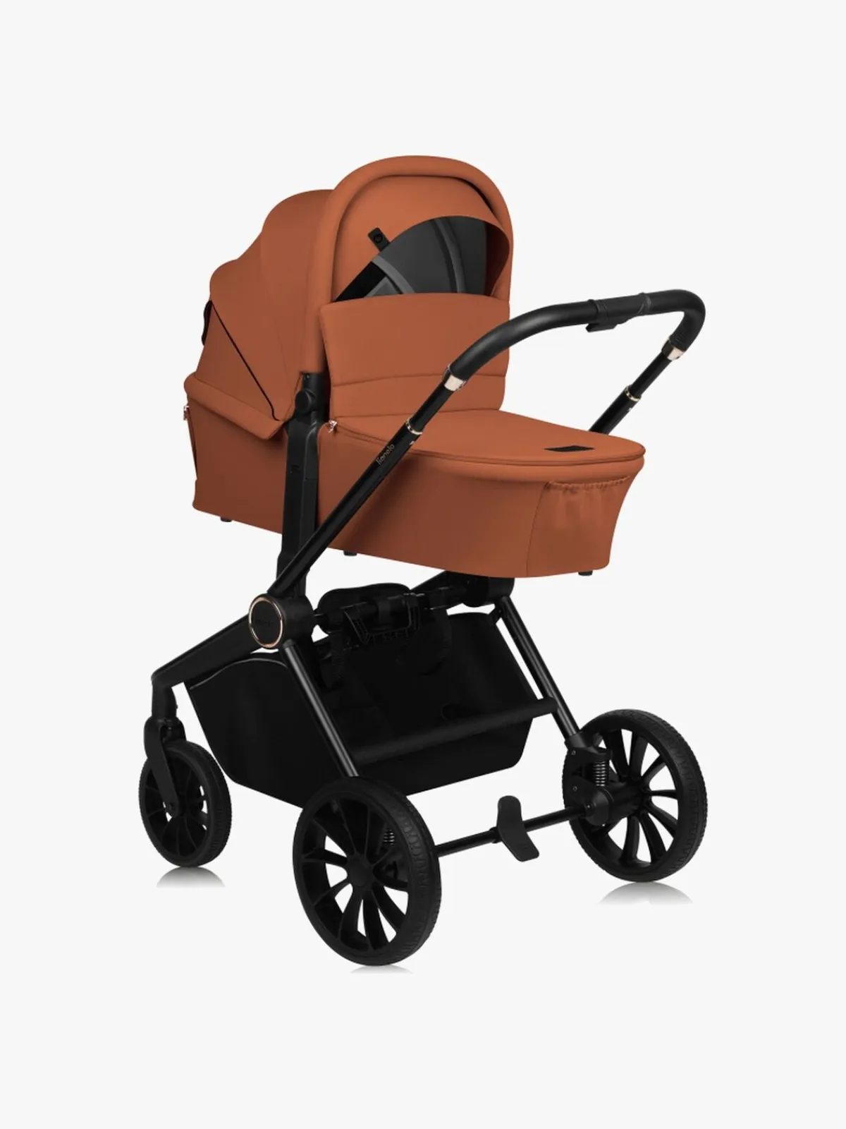 Lionelo Duo- & Kombivogne-MIKA Plus 3-in-1 Duovogn, Brown Rust