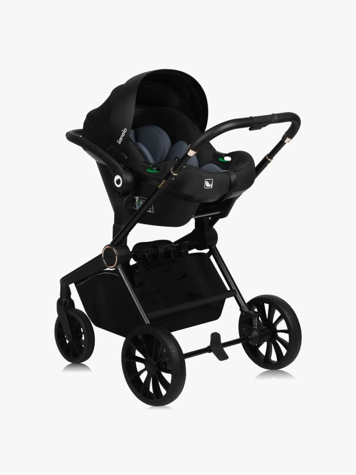 Lionelo Duo- & Kombivogne-MIKA Plus 3-in-1 Duovogn, Brown Rust
