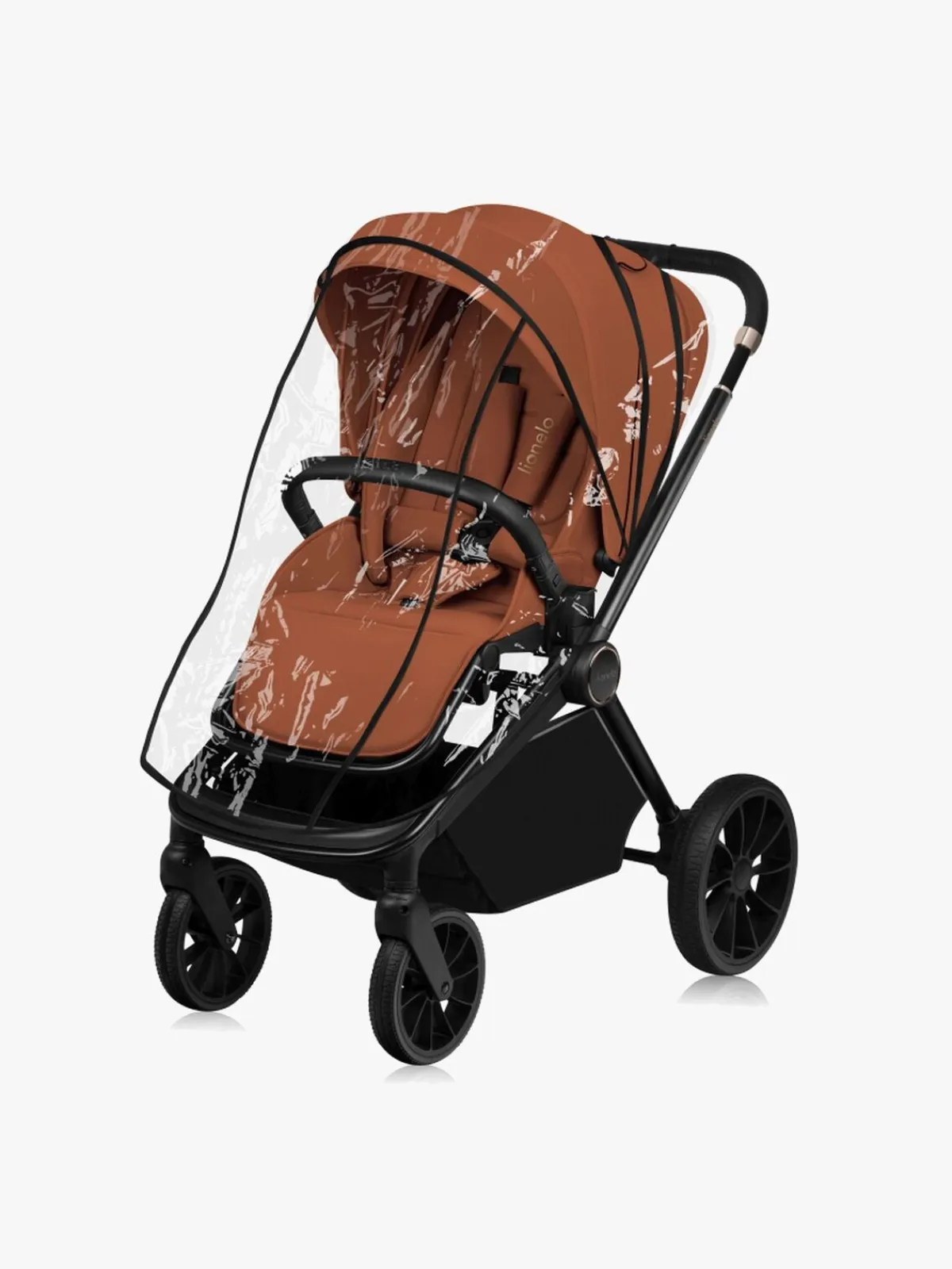 Klapvogne|Lionelo MIKA Plus Klapvogn, Brown Rust Brun