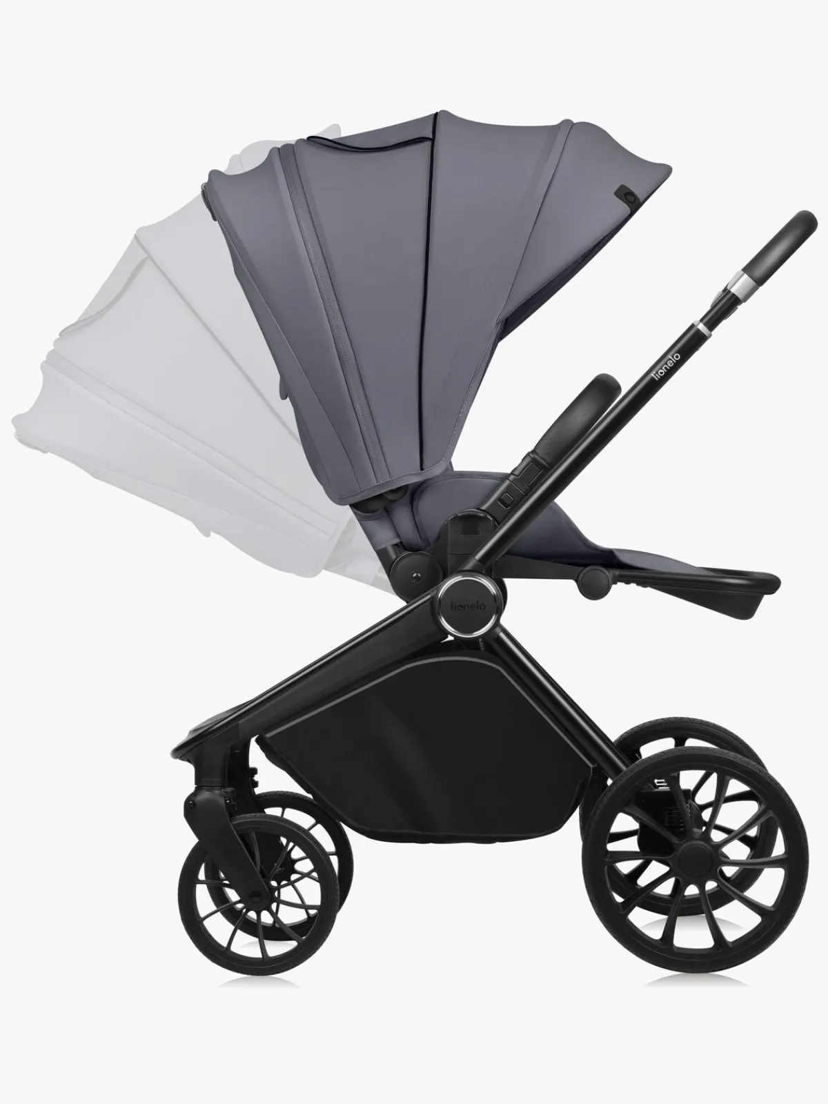 Lionelo Klapvogne-MIKA Plus Klapvogn, Grey Stone