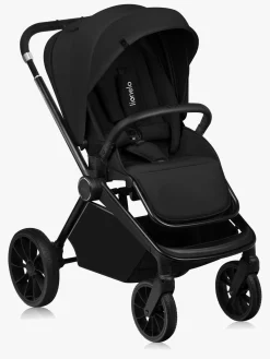 Klapvogne|Lionelo MIKA Plus Klapvogn, Black Onyx Sort