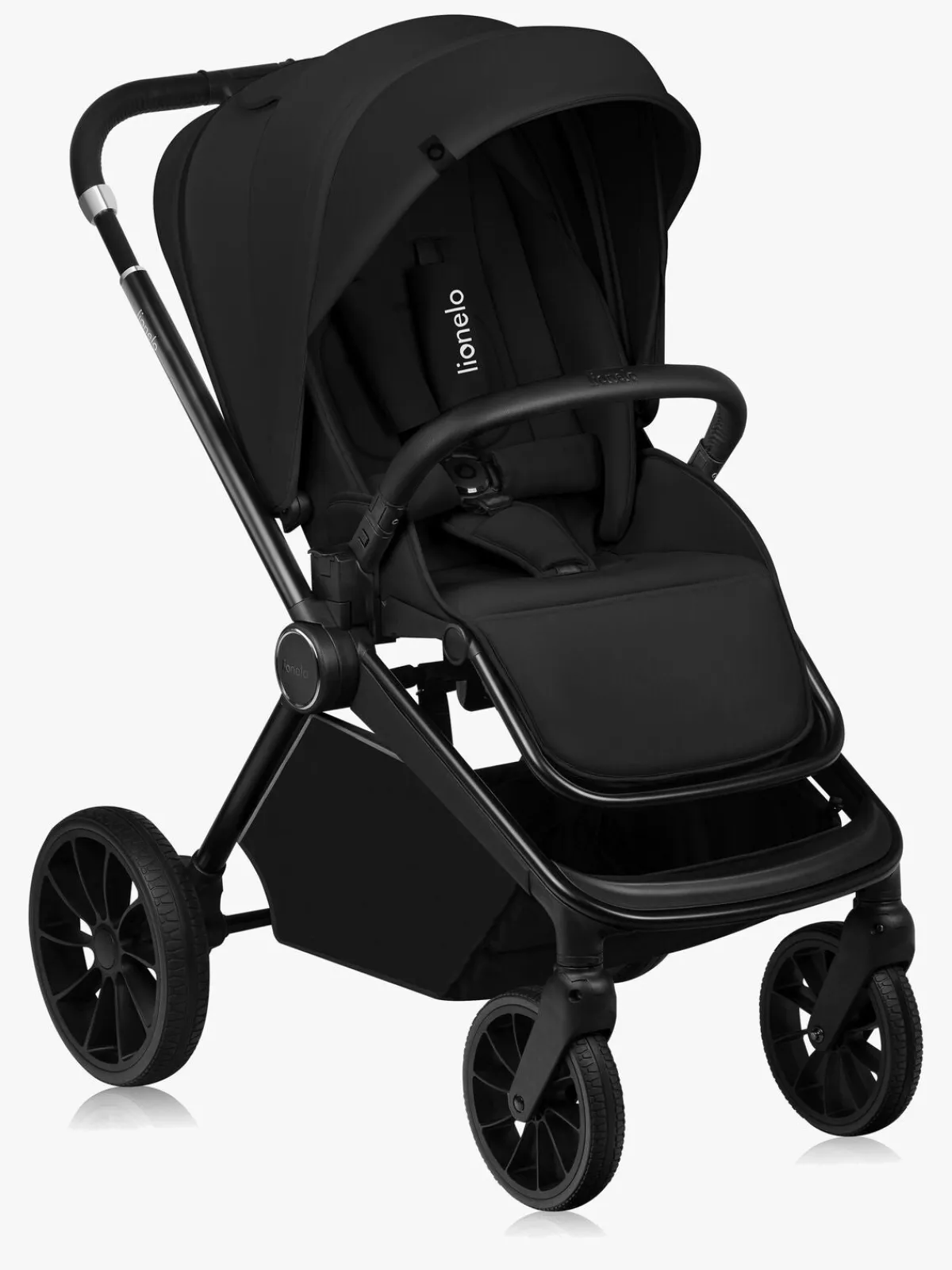 Klapvogne|Lionelo MIKA Plus Klapvogn, Black Onyx Sort