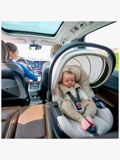 Autostole 0-13 Kg|Lionelo Moxie i-Size Autostol Baby inkl. Base, Sand Beige