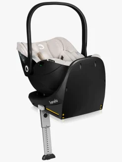 Autostole 0-13 Kg|Lionelo Moxie i-Size Autostol Baby inkl. Base, Sand Beige