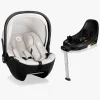 Lionelo Autostole 0-13 Kg-Moxie i-Size Autostol Baby inkl. Base, Beige Sand