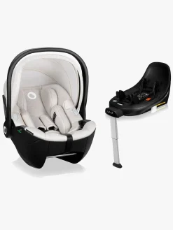 Lionelo Autostole 0-13 Kg-Moxie i-Size Autostol Baby inkl. Base, Beige Sand