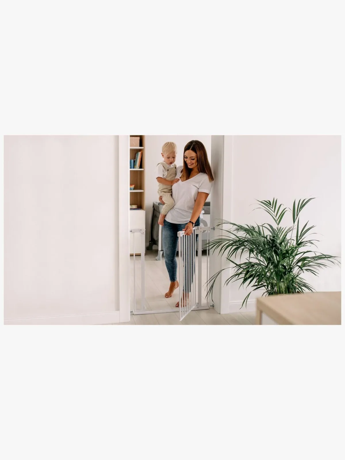 Lionelo Truus Slim Sikkerhedsgitter, White
