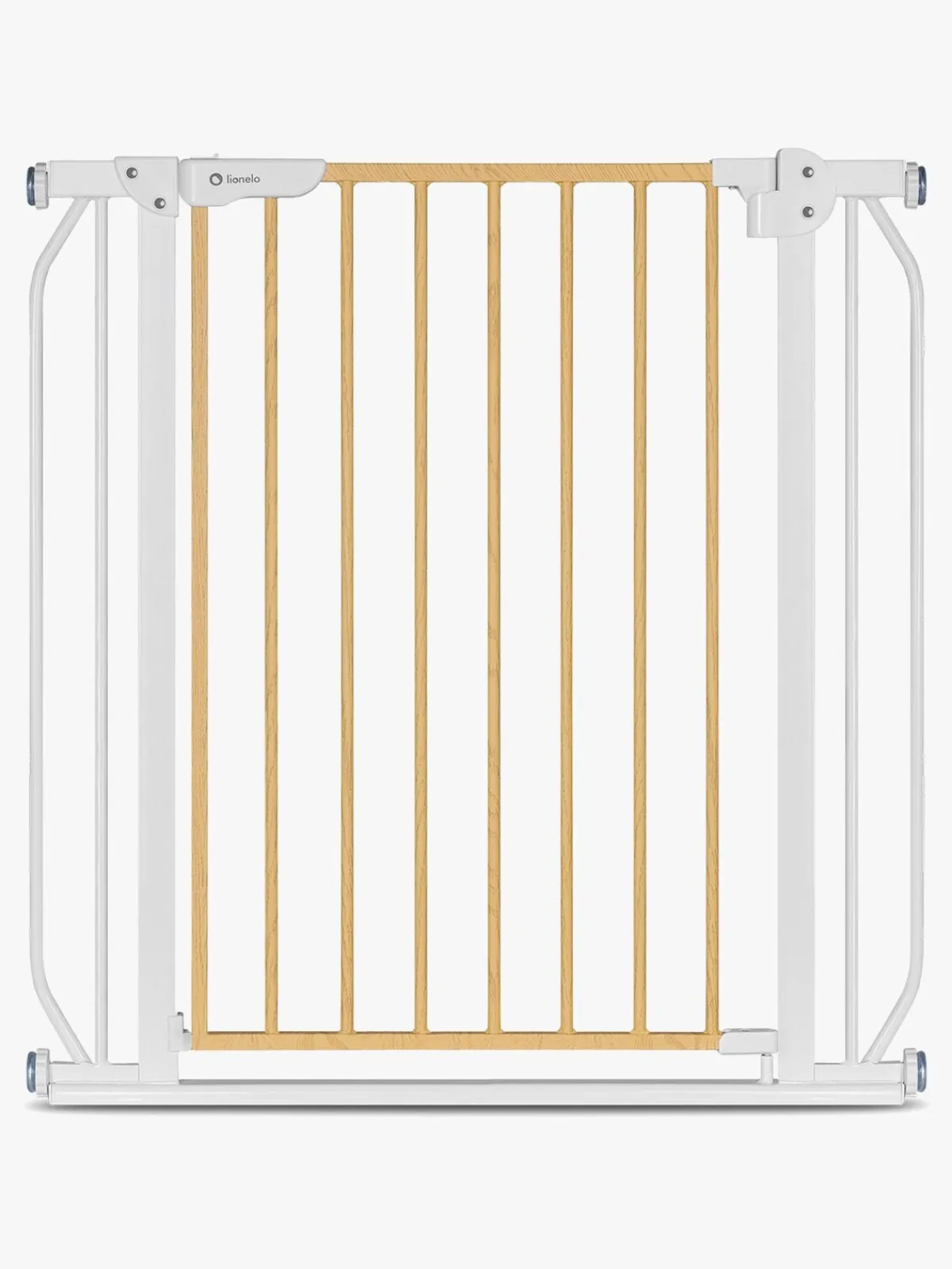 Lionelo Truus Slim Sikkerhedsgitter, White/Natural