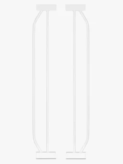 Lionelo Truus Slim Sikkerhedsgitter, White/Natural