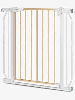 Lionelo Truus Slim Sikkerhedsgitter, White/Natural