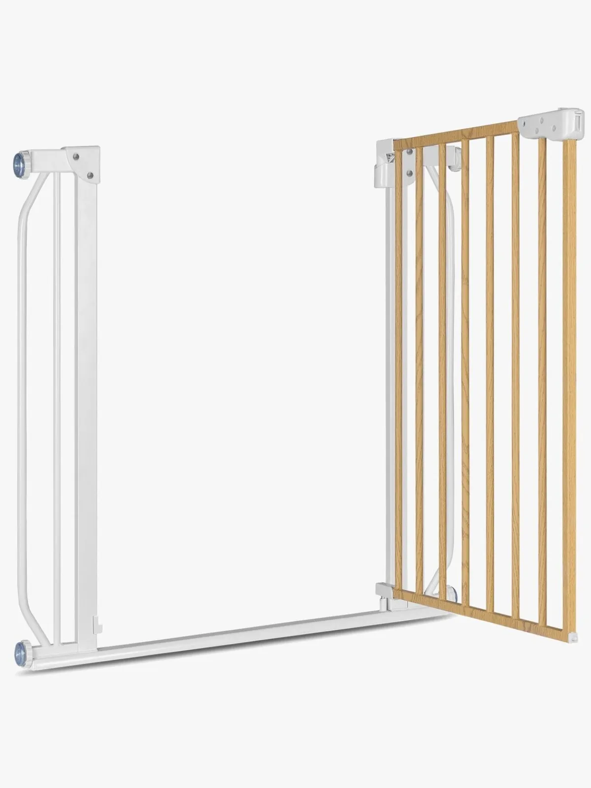 Lionelo Truus Slim Sikkerhedsgitter, White/Natural