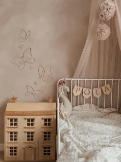 Børn Liswycina lis wycina Butterflies Vægdekoration Træ